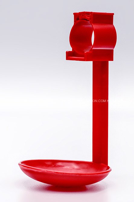 WP-DC1.3RLT ถ้วยกันหยด Drip Cup ท่อกลมใหญ่ คอล็อคแบบร่องหนา 1 นิ้ว