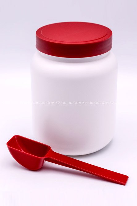 MP150CM กระปุกโปรตีนพร้อมช้อน