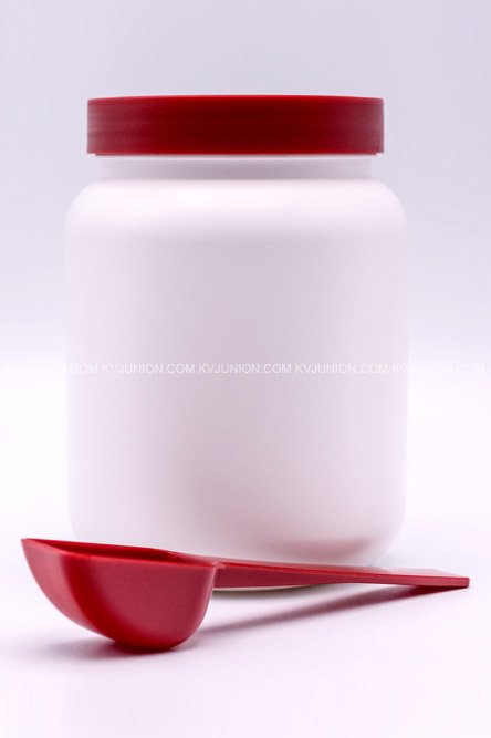 MP150CM กระปุกโปรตีนพร้อมช้อน