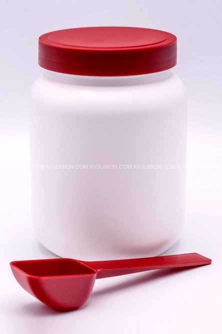 MP150CM กระปุกโปรตีนพร้อมช้อน